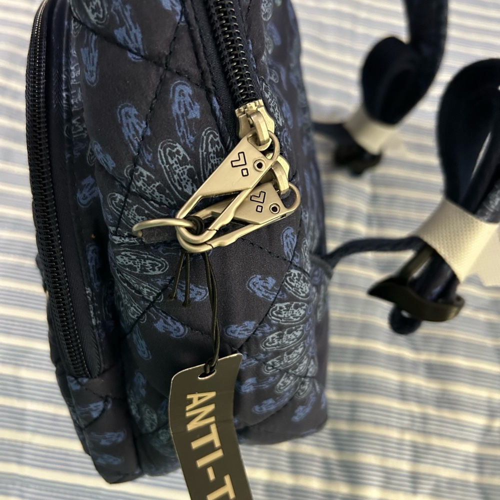 Travelon Anti-Theft Boho Backpack ~ Blue ~ BNNU - Picture 6 of 11